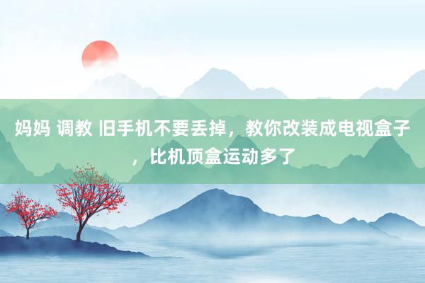 妈妈 调教 旧手机不要丢掉，教你改装成电视盒子，比机顶盒运动多了